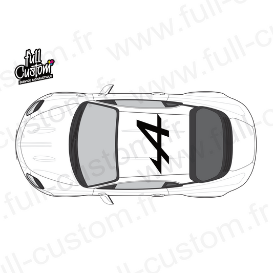 Stickers de toit Alpine Full Custom