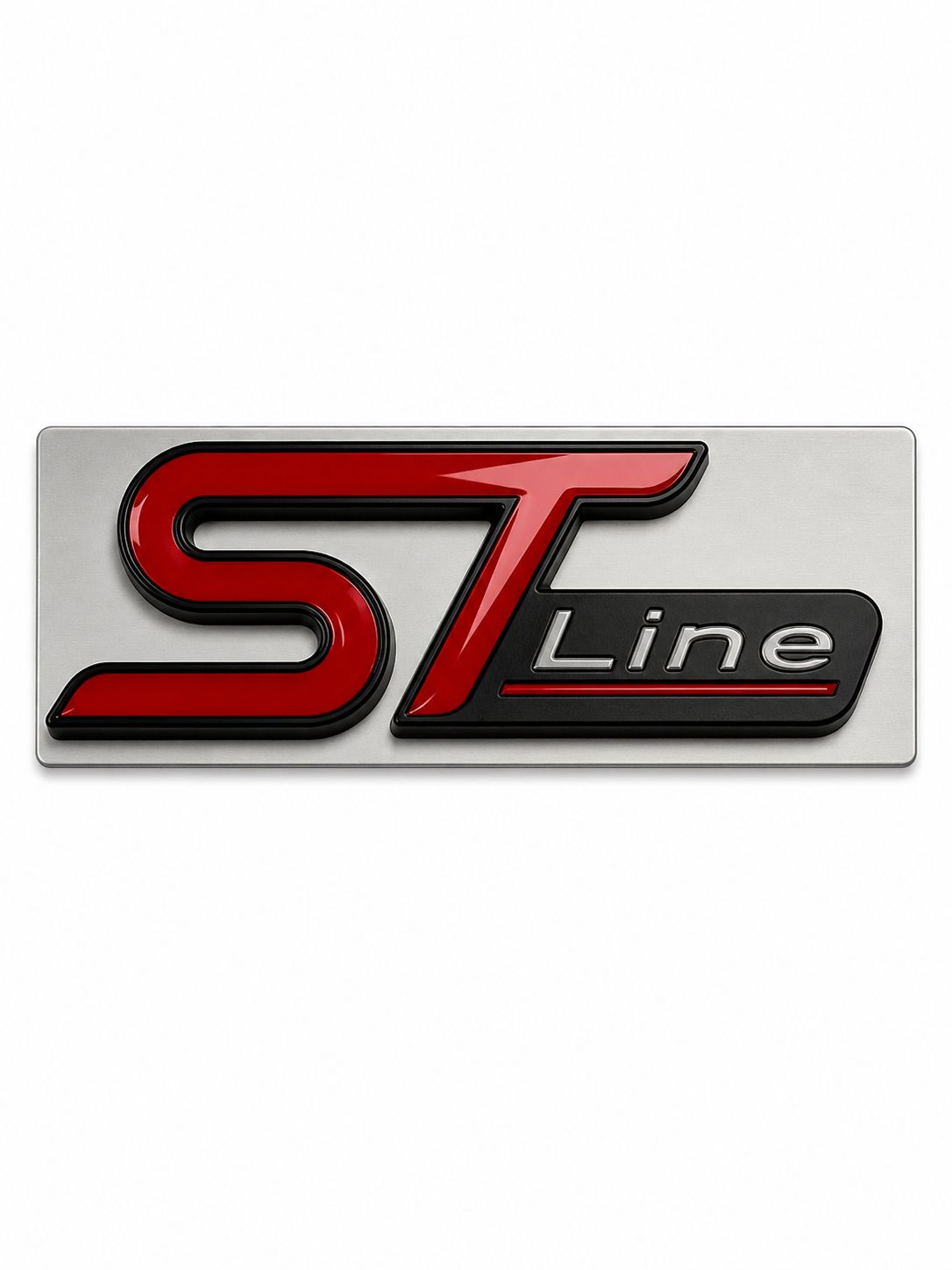 Badge ST Line 3D Premium pour Ford – Emblème Coffre / Calandre Full Custom