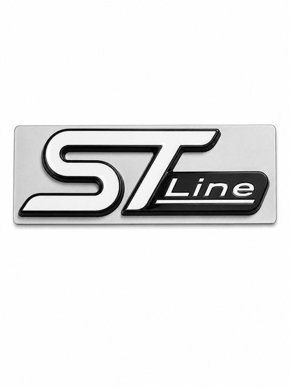 Badge ST Line 3D Premium pour Ford – Emblème Coffre / Calandre Full Custom
