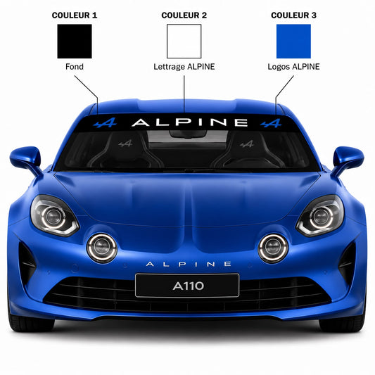 Bande Pare Soleil Apline Logo Full Custom
