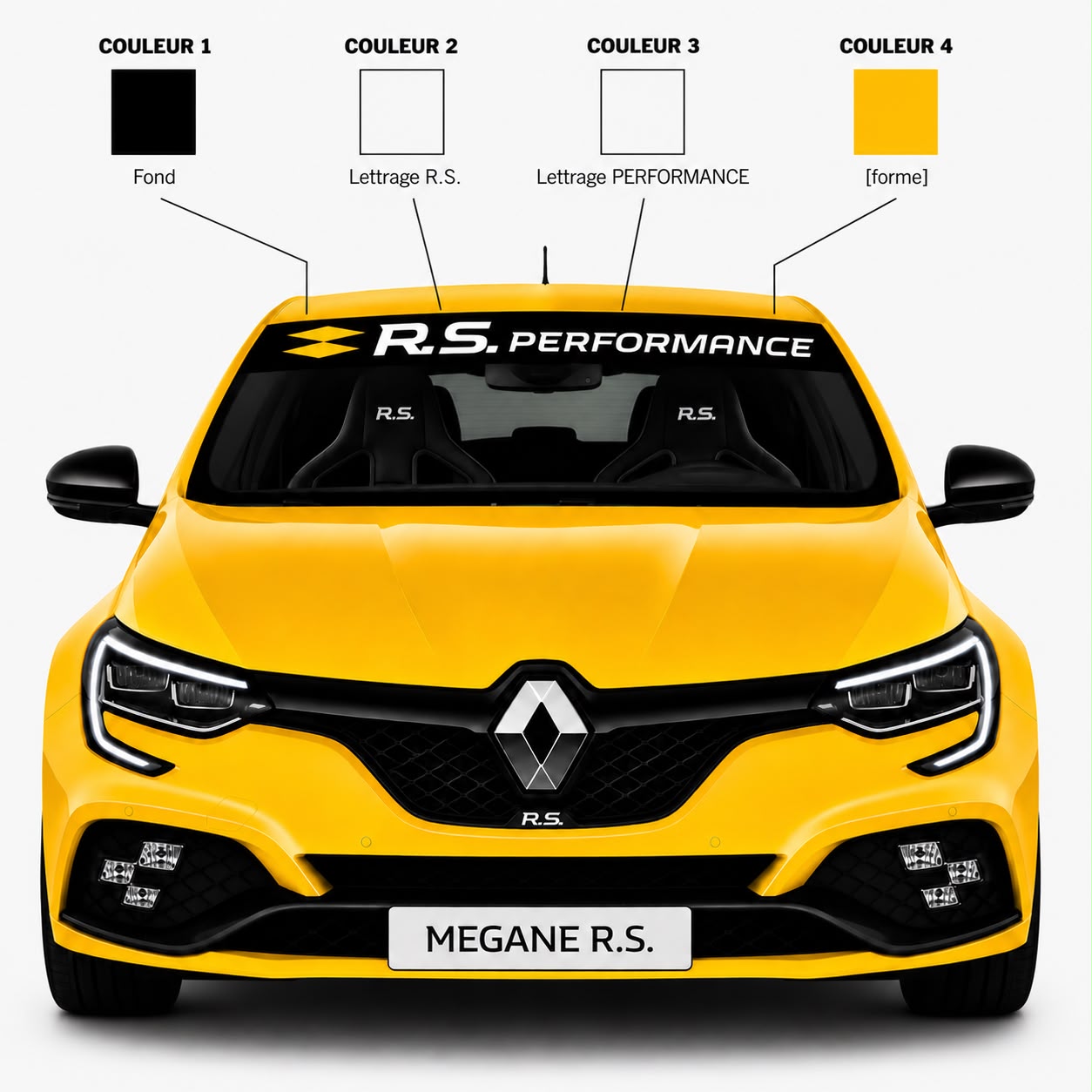 Bande Pare Soleil RS performance Full Custom