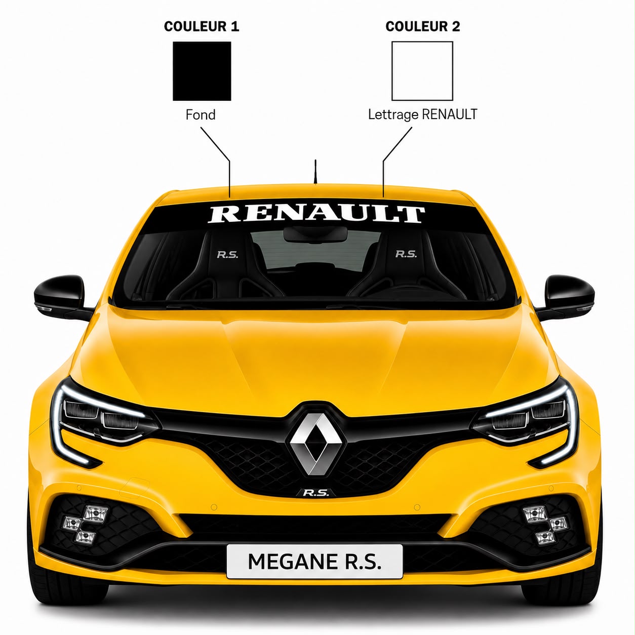Bande Pare Soleil RENAULT Full Custom