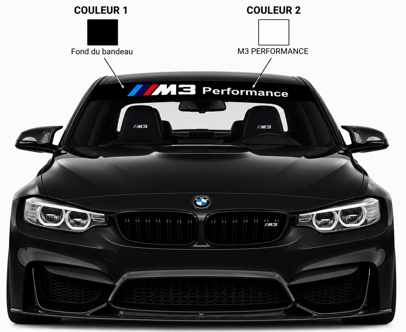 Bande Pare Soleil M3 performance Full Custom