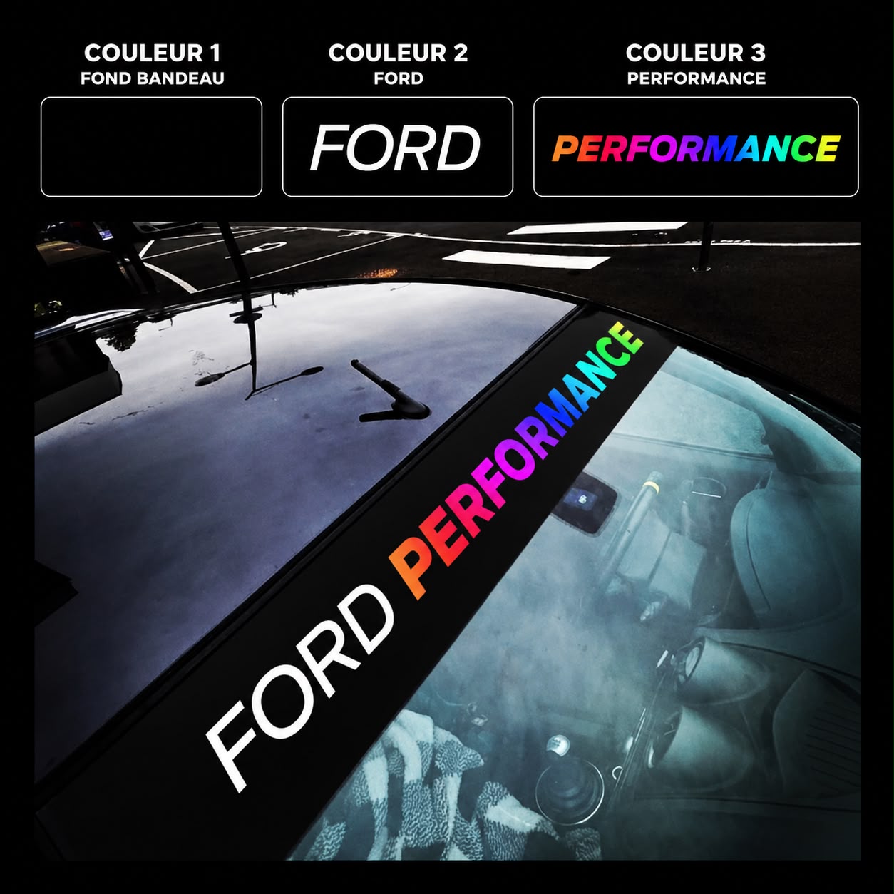 Easy Bandeau FORD PERFORMANCE Full Custom