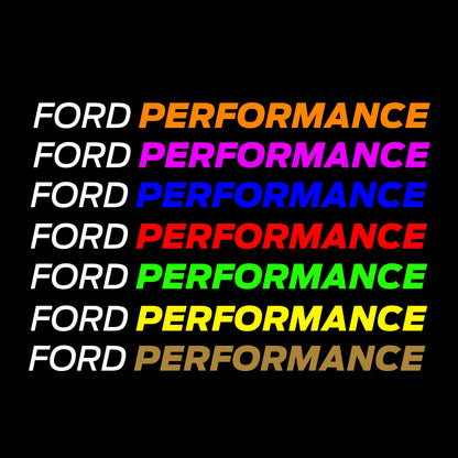Lettrage FORD PERFORMANCE Full Custom